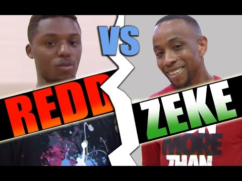 V1F - 1 on 1 Basketball, Game 056 (Zeke vs Redd)