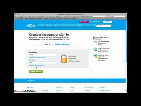 how to set up a skype account