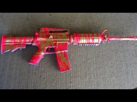 how to spray paint a bb gun