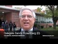 Election Day 2008: Delegate Sandy Rosenberg, Baltimore, MD