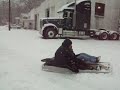 Boxspring Sledding