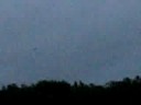 Evening typhoon Landing