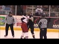 Jon Mirasty (Syracuse Crunch) v. Paul Bissonnette (WBS Penguins)