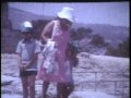 1975 - Aegina & Temple of Aphaia - Trombettas family with Aphrodite Kioupouroglou and little Philemon.