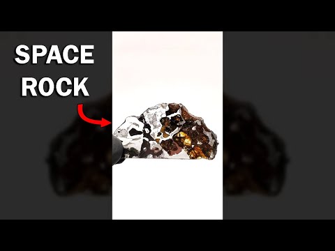 This rock is from outer space (pallasite)