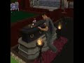 The Sims 2: Human Peeks At Vampire In Coffin