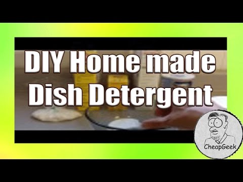 how to homemade dishwasher detergent