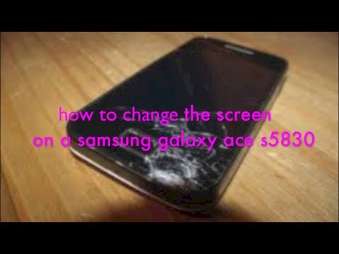 how to repair samsung galaxy w screen