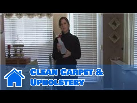 Housecleaning Tips : How to Clean Carpet & Upholstery