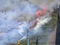 Brushfire along 105 freeway