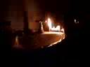 flamable foam+lighter