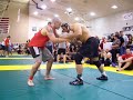 nolan dutcher quick triangle against big wrestler