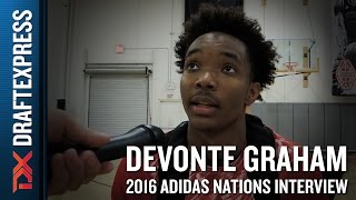 Devonte Graham Interview from 2016 Adidas Nations