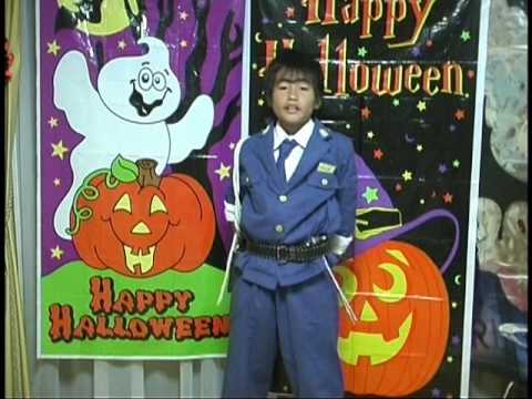 英語自己紹介・『両津勘吉・両さん・こち亀』・子供英語教室ハロウィン
