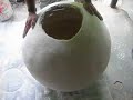 the Orb is a monolith in process. it was conceived from nothing, coming into the form and fullness of its being. a photo album can be viewed on facebook at [www.facebook.com