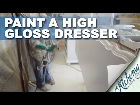how to high gloss paint
