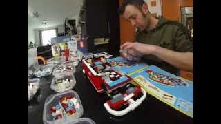 Volkswagen T1 Camper Van Lego art 10220 Time Lapse Building