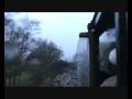 KWVR Ivatt 41241 footplate between haworth and oxenhope + shed at night KWVR Ivatt 41241 footplate between haworth and oxenhope + shed at night