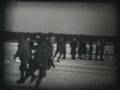 Deurne. Schaatsende militairen op het Buntven