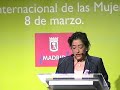 El Excl. Ayuntamiento de Madrid ha concedido a Inmaculada Álvarez Morillas, presidenta de ASEME, el III Premio Clara Campoamor en reconocimiento por la labor realizada para la promoción y participación de la mujer en todos los ámbitos de la vida social.Intervención de la Directora General de Igualdad de Oportunidades, Rocío de la Hoz Gómez, durante la celebración del acto que tuvo lugar el 8 de marzo, Día Internacional de la Mujer, en el Excl. Ayuntamiento de Madrid.