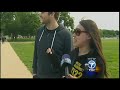 is that actor chris evans on the national mall? and scarlett johansson? http://wj.la/15jjyk1.