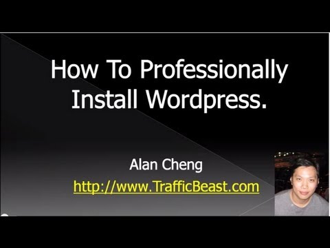 how to install wordpress.org