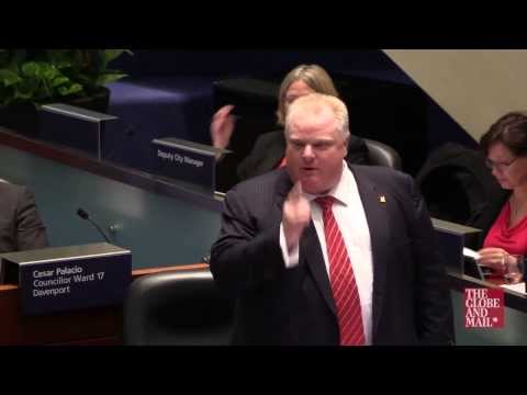 City Council - Toronto City Council debated on and voted in favour of reducing Rob Ford's power as Mayor.
