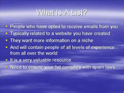 “list building” , “how to build a list” , “how to get leads” For Newbies