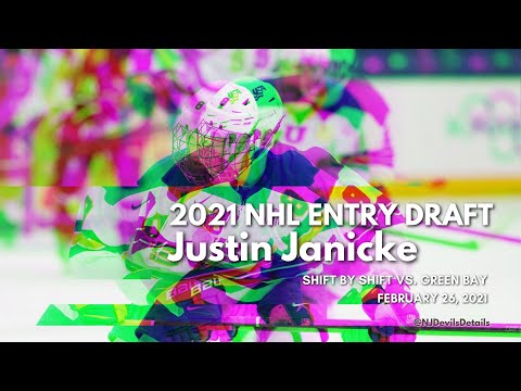 2021 NHL Draft | Justin Janicke (#8) Shift by Shift vs Green Bay, February 26, 2021