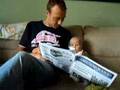 krant lezen