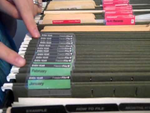 how to organize files