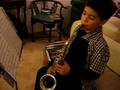 Julian pedersen plays the sax