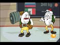 levantamiento de pesas con huevocartoon y televisa deportes