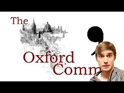how to use the oxford comma