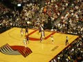 Blazer Rudy Fernandez AMAZING Pass Through Legs to LaMarcus Aldridge
