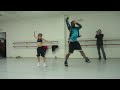 Ade and Simrin at his hip hop master class
