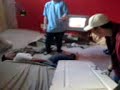 Me Getting my nads slammed against a door