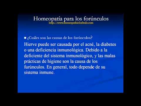 remedio homeopático para los forúnculos