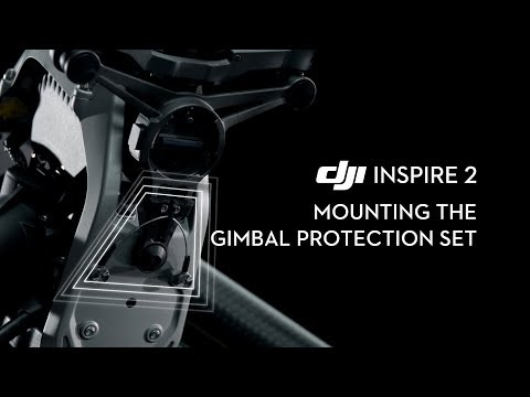 DJI Inspire 2 | Mounting the Gimbal Protection Set