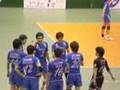 黒鷲旗準決勝前。NECブルーロケッツアップ