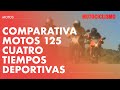 Comparativa Motos 125 cuatro tiempos deportivas