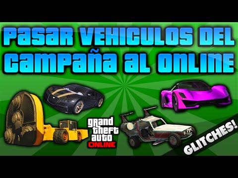 GTA V ONLINE 1.12 GLITCH PASAR VEHICULOS DEL CAMPAÑA AL ONLINE TRUCO GRAND THEFT AUTO 5