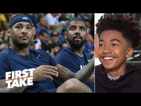 Video: Miles Brown wants Carmelo on the Nets, says the Lakers will be better than the Clippers | First Take