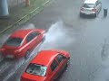 Severe Thunderstorm hits German Town