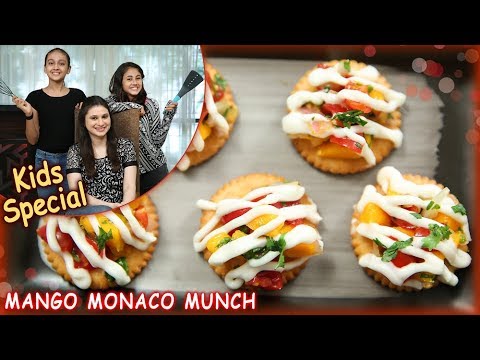 Mango Monaco Munch – Quick & Easy Snack Recipe – Kids Special Recipe – Ruchi Bharani