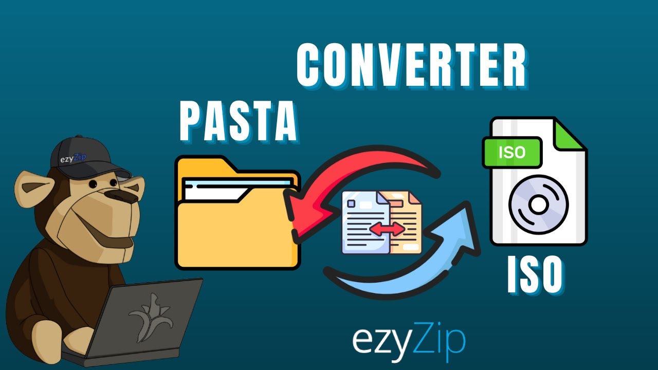 Converter pasta em ISO online (Sem upload - 100% privado) - ezyZip