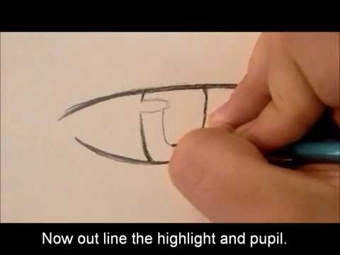 video-linktoworks-How to draw a manga boy eye