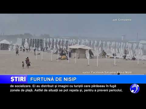 Furtună de nisip, pe litoral