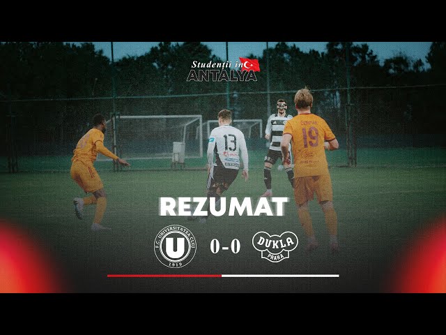 ⚽️ REZUMAT | FC Universitatea Cluj - FK Dukla Praga: 0-0