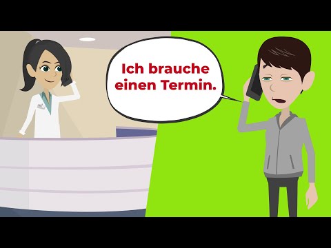 Deutsch lernen | Termin beim Arzt machen | krank sein